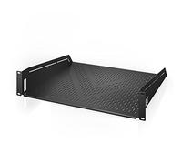 AC Infinity - Scaffale universale a sbalzo 2U, per rack da 19", in acciaio laminato a freddo da 2,4 mm, capacità 72,6 kg.