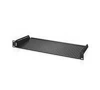 AC Infinity Scaffale universale ventilato a cantilever 1U, profondità 20,3 cm, per rack per attrezzature da 48,3 cm. Acciaio laminato a freddo da 2,4 mm, capacità 22,7 kg.