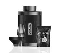 AC Infinity Set di filtri a carbone ricaricabili, 10,2 cm, con ricarica aggiuntiva, rimozione degli odori, pulitore d'aria per ventilatore in linea da 10,2 cm, filtro a carbone riutilizzabile per