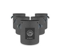 AC Infinity Vasi in tessuto resistente, 3,5 l, ventilazione, sacchetti per la crescita, 5 pezzi, con tessuto non tessuto spesso 500 g e anelli multiuso, per allenamento a basso stress di piante