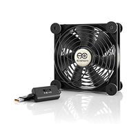 AC Infinity, ventola Multifan S3, silenziosa, USB, da 120 mm, per raffreddamento di ricevitore DVR, Playstation, Xbox e computer