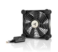 AC Infinity, ventola Multifan S3, silenziosa, USB, da 120 mm, per raffreddamento di ricevitore DVR, Playstation, Xbox e computer