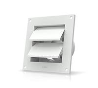 AC Infinity Wall Mount Duct Shutter, 4" Outdoor Louver Gable Vent Hood per Casa Attico Grow Tenda HVAC
