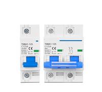 AC MCB 2P 230V Circuit breaker Air Switch 80A 100A 125A Overload Short Circuit Protection Breaking Capacity 10KA AUOQKQUT(2P,125A)