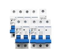 AC MCB TOB1-63H Curva C 230/400V~ 50/60Hz Mini interruttore automatico 1P 2P 3P 4P 3A 6A 10A 16A 20A 25A 32A 40A 50A 63A(1,16A)