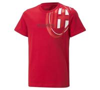 AC Milan 769336 FtblLegacy Tee Jr T-Shirt Unisex - Bambino Tango Red -Black 140