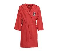 AC Milan Accappatoio Microfibra Unisex Bambini E Ragazzi, Rosso (Red), 14 anni