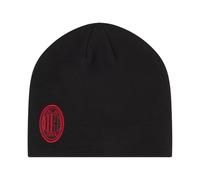 AC Milan Berretto Invernale, Berretto Caldo con Logo Ufficiale, Uomo o Donna, Unisex, Nero