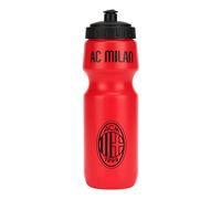 AC Milan - Borraccia sport da 700 ml Rossa. Classic Crest - Plastica coprente - BPA free e antigoccia. Per tutti i Tifosi Rossoneri- Prodotto Ufficiale Ac Milan
