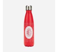 AC MILAN Calcio Borraccia - 500 ml - Rosso e Nero - Borraccia Termica in Acciaio Inox Interno Esterno, Mantenimento Temperatura fino a 24h - Borraccia Scuola, Sport