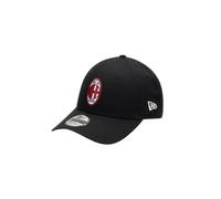 AC Milan Cappellino 9FORTY New Era x Logo Prodotto Ufficiale, Nero, (4-6 Anni) Unisex-Bambini e Ragazzi