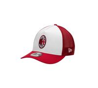 AC Milan Cappellino Trucker New Era X Logo Prodotto Ufficiale, Rosso, Unisex-Adulto