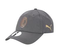 AC Milan Cappello con Visiera, Cappellino Estivo Classico con Logo Ufficiale, Cappellino Uomo o Donna, Unisex, Regolabile, Regolabile, Grigio/Oro