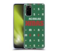 AC MILAN CHRISTMAS JUMPER CUSTODIA COVER MORBIDA IN GEL PER SAMSUNG TELEFONI 1