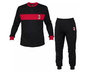 AC Milan Hermet Pigiama Serafino Junior da bambino prodotto ufficiale red black