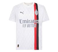 AC Milan - Maglia Gara Away, Stagione 23/24,Bianco,Adulto,Unisex, XL