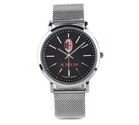 Orologio Uomo AC MILAN P-MA6418XN2 Bracciale Acciaio Mesh Nero OFFICIAL