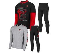 AC Milan Pigiama Lungo Ragazzo Abbigliamento Ufficiale Pigiami Calcio PS 26872