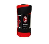 AC Milan Plaid Pile Coperta Morbida 120x150 cm RossoNero Articolo Ufficiale