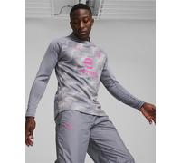 Ac Milan Puma Felpa Allenamento Training Top stadium pre mach Grigio 2024