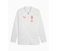 Ac Milan Puma Giacca tuta allenamento For All Time UOMO Grigio con TASCHE a ZI