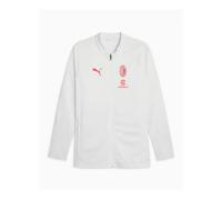 Ac Milan Puma Giacca tuta allenamento For All Time UOMO Grigio con TASCHE a ZI