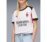 PUMA AC Milan 2025/26 Away Shirt Junior, White 15-16Y