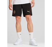 Ac Milan Puma Pantaloncini Shorts Casuals Nero Cotone con TASCHE a ZIP 2024 25