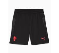Ac Milan Puma Pantaloncini Shorts Training Nero con TASCHE a ZIP 2025 26