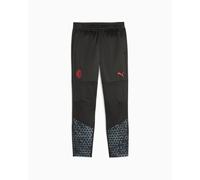 Ac Milan Puma Pantaloni tuta Pants Nero Bambino Ragazzo 2023 24 training