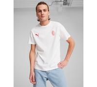 Ac Milan Puma T-shirt maglietta maglia Essentials Bianco Cotone 2024 25