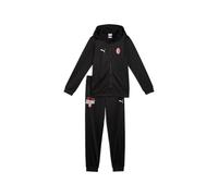 Ac Milan Puma Tuta Intera Ragazzo Bambino FtblCulture Polysuit Jr Ragazzo Nero