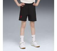 AC Milan PUMATECH Relaxed Woven Shorts Youth, Abbigliamento, Nero/Rosso, 11-12Y 11-12Y