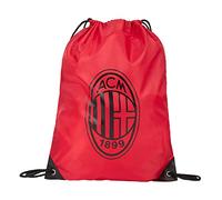 AC Milan, Sacca per Palestra, Rossa con Logo Nero, Unisex