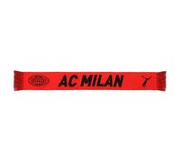 AC Milan - Sciarpa ESS con scritta, Logo Ufficiale, Taglia Unica, per Uomo e Donna