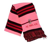 AC Milan Sciarpa Tubolare Ufficiale Rosa Nero con Logo - Acrilico- 2023006