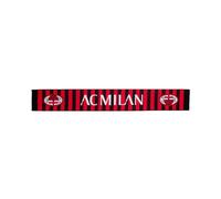 AC Milan Sciarpa Ufficiale, Acrilico, Prodotto Ufficiale, AC Milan a Strisce Rossonere