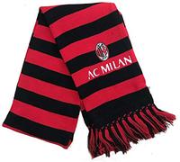 AC Milan Sciarpa Ufficiale Doppia Tubolare Strisce Rossonera Acrilico