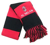 AC Milan Sciarpa Ufficiale Doppia Tubolare TUBMILFASC2210 Rossonera Strisce Acrilico per Tifosi di AC Milan Uomini