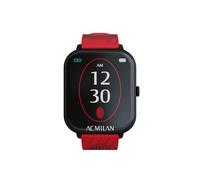 Ac MIlan Smartwatch, orologio digitale, schermo rettangolare full touch, chiamate, notifiche, funzione SOS, sport, compatibile con IOS e android (Milan 1)