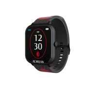 Ac MIlan Smartwatch, orologio digitale, schermo rettangolare full touch, chiamate, notifiche, funzione SOS, sport, compatibile con IOS e android (Milan 2)