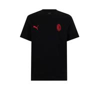 AC Milan T-Shirt Ess, Maglietta in Cotone, Adulto, S
