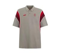 AC Milan T-Shirt FtblArchive, Prodotto Ufficiale, Unisex, Polo a Maniche Corte, S
