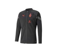 AC Milan Training Jr Giacca Unisex Bambino Flat Dark Grigio Tango Rosso 152