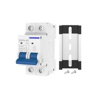 AC Miniature Circuit Breaker 2 Pole 6A 10A 16A 20A 25A 32A 40A 50A 63A 120/240V Thermal Magnetic Trip Din Rail Mount Switch(32A)