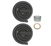 AC Pipe Insulation Outdoor, Weatherproof Thermal Copper Sleeve, 5x200cm/1.97x78.74 inches Pre-Cut Foam Tube Thick 1 Roll, Black for Winter Gutter Pool Duct Casement Home Use