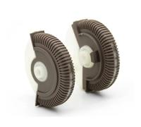 AC Presa Dell'aria Vent Compatibile Con Benz E W211 2003 2004 2005 2006 2007 2008 Ruota Girevole Per Bocchetta Aria Condizionata Anteriore Auto 21183018549116(Yellow L R 2PCS)