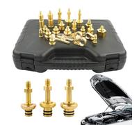 AC Refrigerant Leak Detection Kit Copper Connector HVAC Testing Tool | Precision Testing Accessory With Secure Connection For Finding Leaks In Automotive And Home Cooling Systems