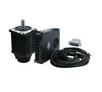 AC Servo electronic starter 1.2KW 110ST-M04030 4N.m 1200W Matched with A1 SVD30A Driver for CNC NWPNLXEA(With Brake 220V)