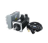 AC Servo electronic starter 3.8KW 130ST-M15025 15N.m 2500 RPM 3800W 220V 380V Single Phase Engine Matched AASD-50A Driver for CNC NWPNLXEA(With Brake 380V)